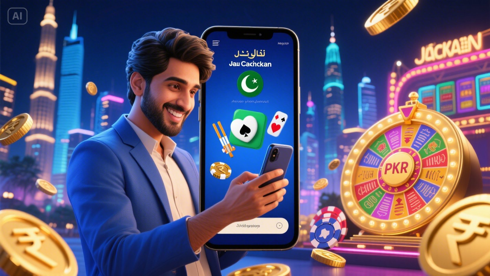 Join JackpotjoyDeposit PKR today and claim a 200% instant bonus! Pakistani users can play slots, poker, and live casino games with verified JazzCash and Easypaisa security.